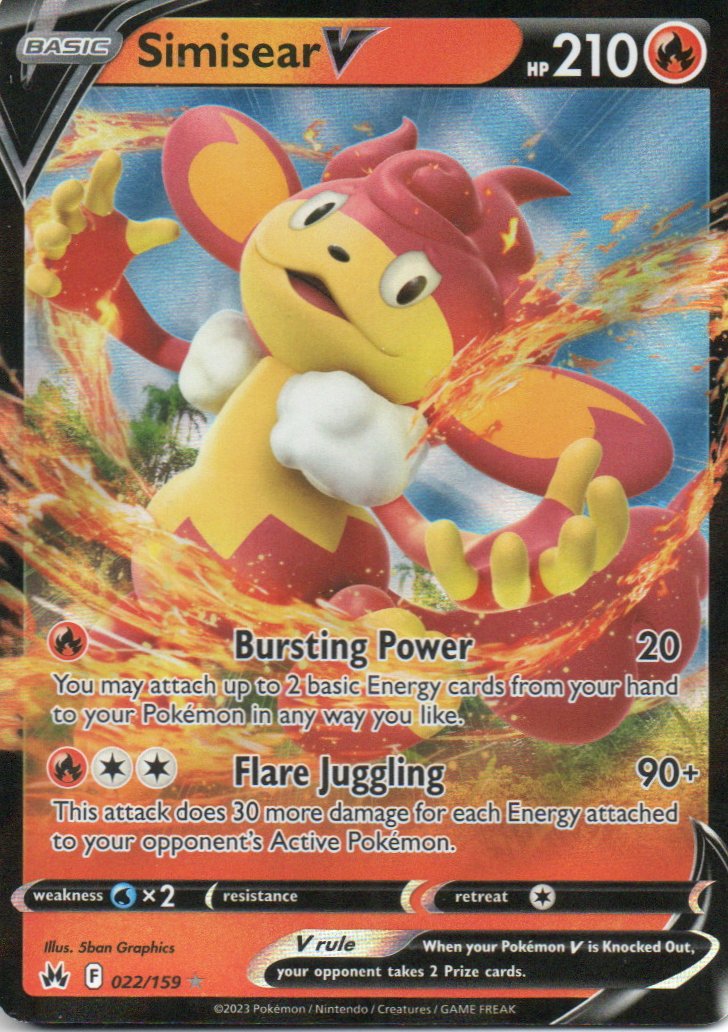 Simisear V 22 Ultra rare Ingles