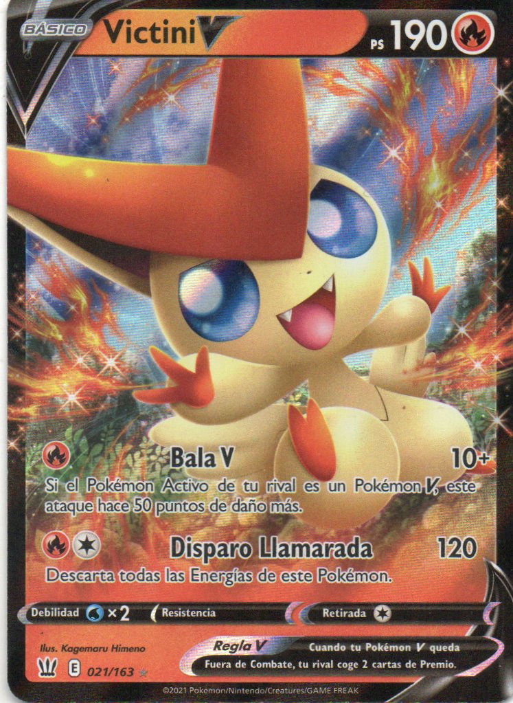 Victini V 21 Ultra rare Español