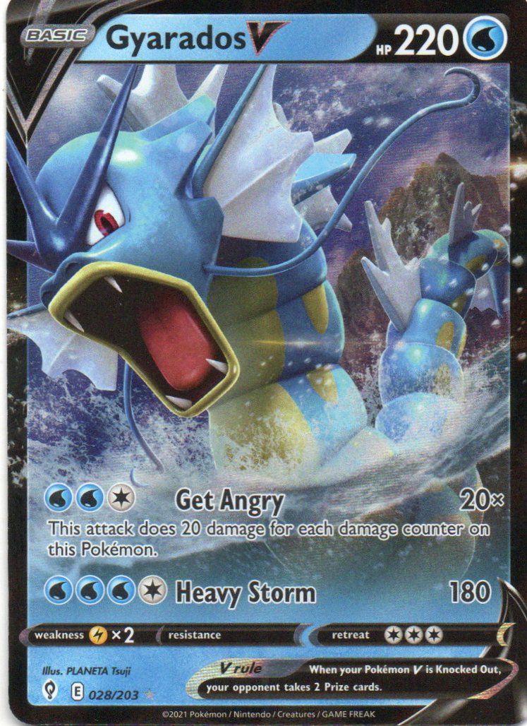 Gyarados V 28 Ultra rare Ingles