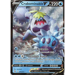 Crabominable V 76 Ultra rare Ingles