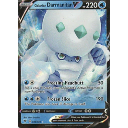 Galarian Darmanitan V 36 Ultra rare Ingles