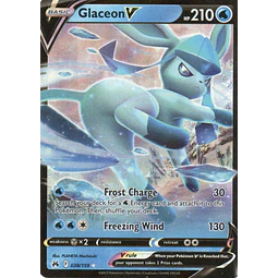 Glaceon V 38 Ultra rare Ingles
