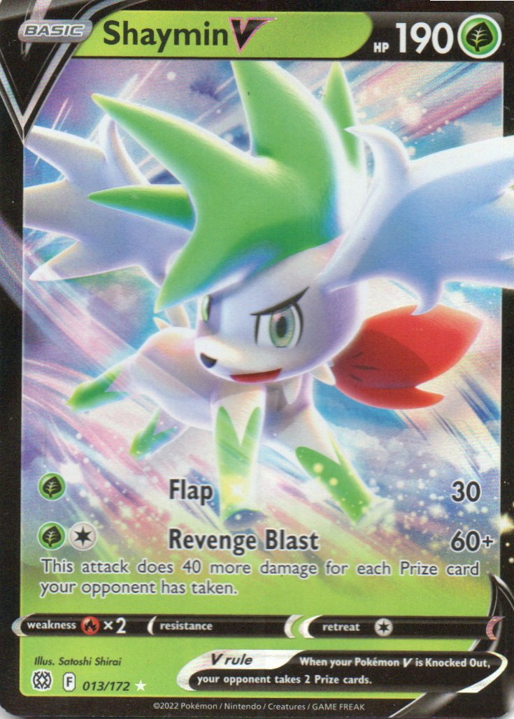 Shaymin V 13 Ultra rare Ingles