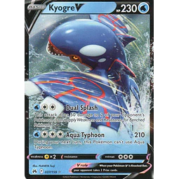 Kyogre V 37 Ultra rare Ingles