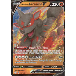 Hisuian Arcanine V 90 Ultra rare Ingles