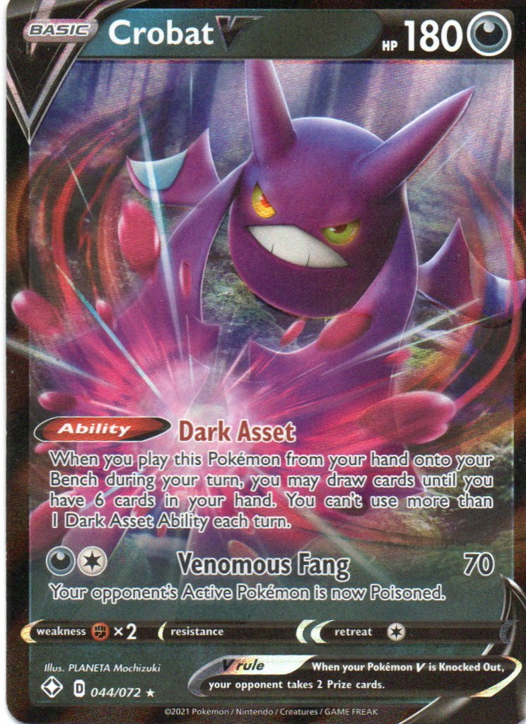 Crobat V 44 Ultra rare Ingles