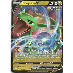 Rayquaza V 110 Ultra rare Español