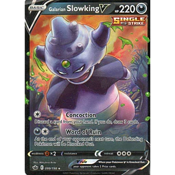 Galarian Slowking V 99 Ultra rare Ingles