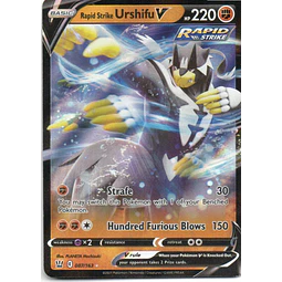Rapid strike Urshifu V 87 Ultra rare Ingles
