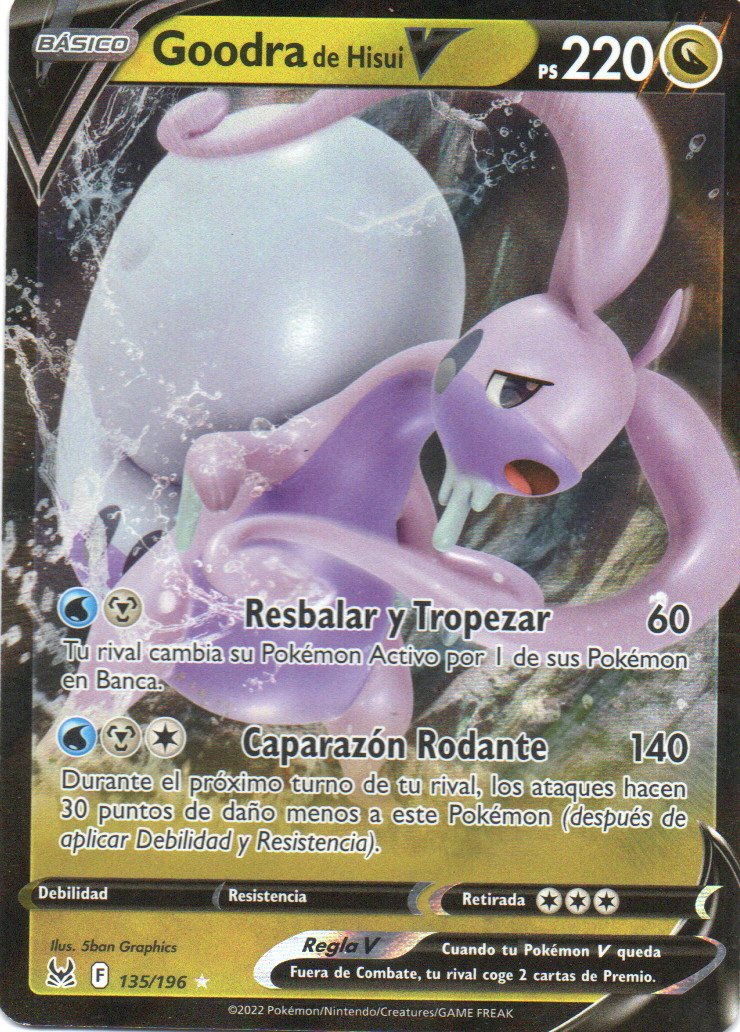 Goodra de Hisui V 135 Ultra rare Español