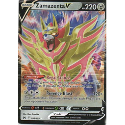 Zamazenta V 98 Ultra rare Ingles