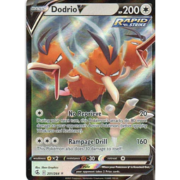 Dodrio V 201 Ultra rare Ingles