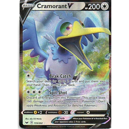 Cramorant V 155 Ultra rare Ingles