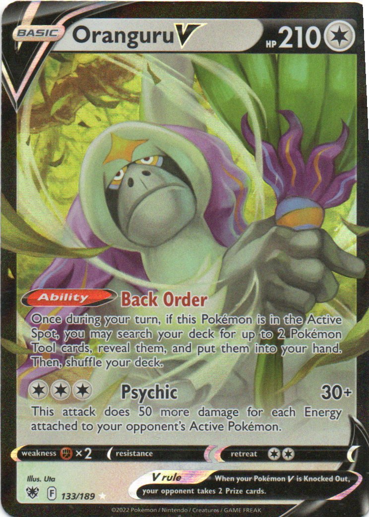 Oranguru V 133 Ultra rare Ingles