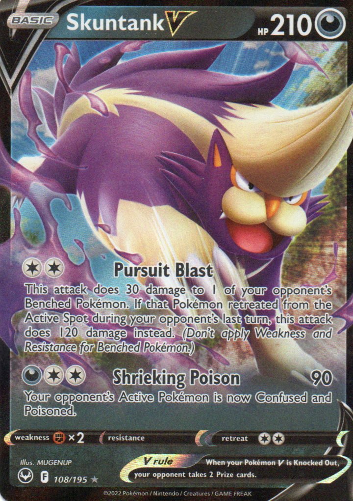 Skuntank V 108 Ultra rare Ingles