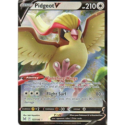 Pidgeot V 137 Ultra rare Ingles