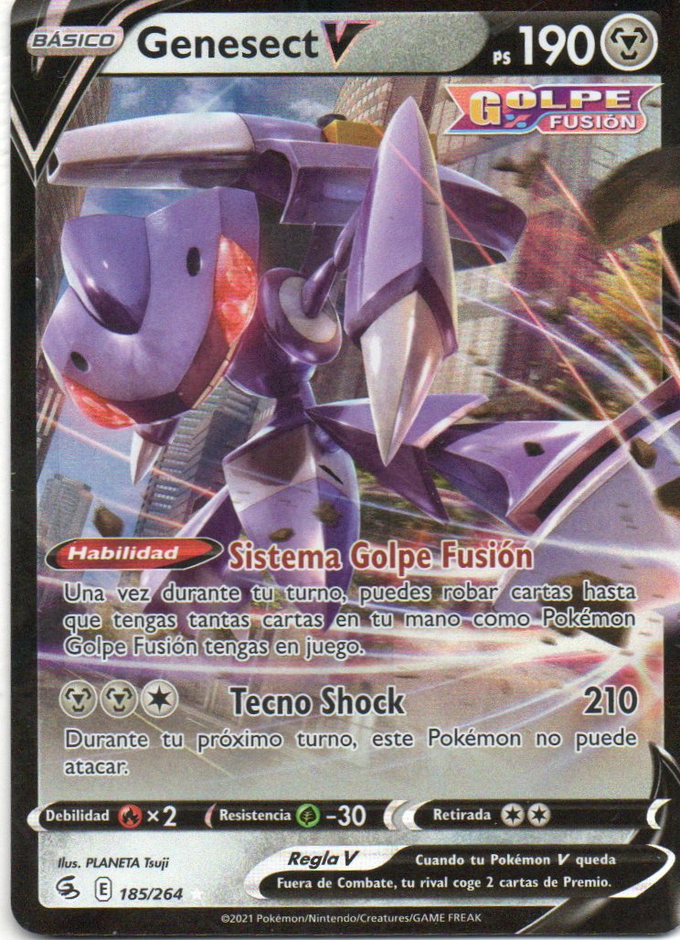 Genesect V 185 Ultra rare Español