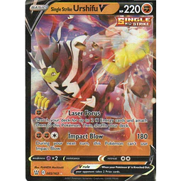 Single Strike Urshifu V single strike 85 Ultra rare Ingles
