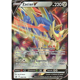 Zacian V 95 Ultra rare Español