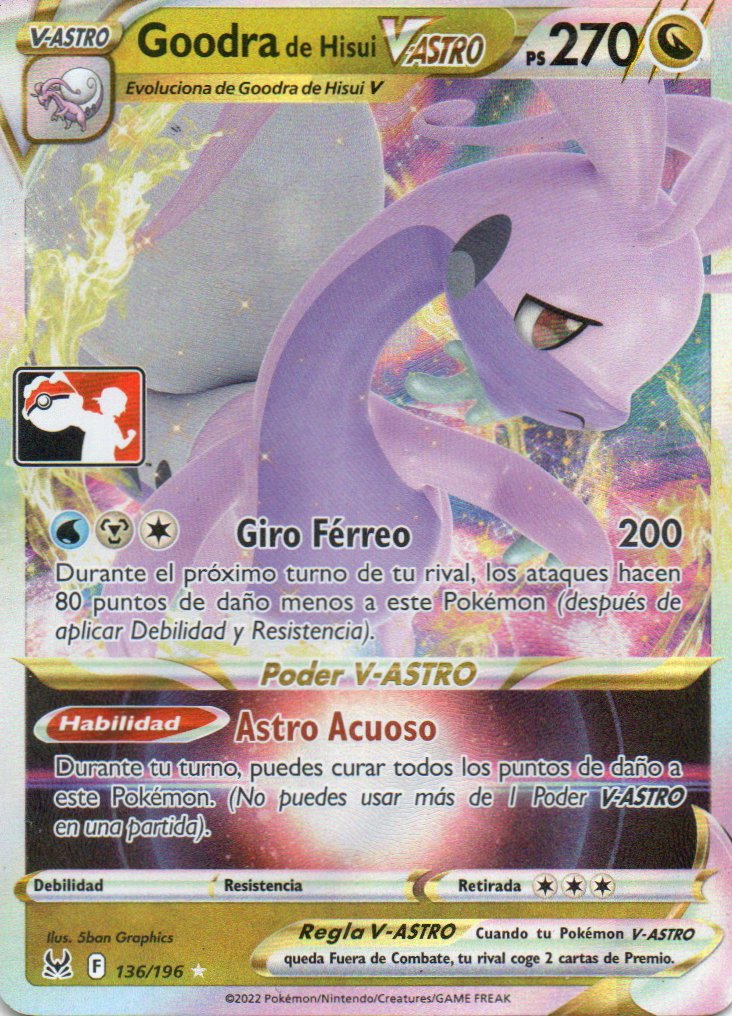 Goodra de Hisui Vastro 136 Ultra rare Español