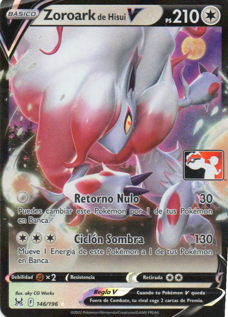 Zoroark de HIsui V 146 Ultra rare Español