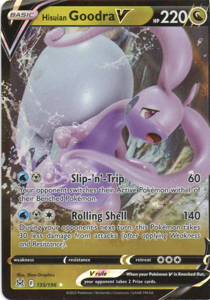 Hisuian Goodra V 135 Ultra rare Ingles