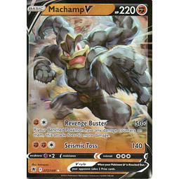 Machamp V 72 Ultra rare Ingles