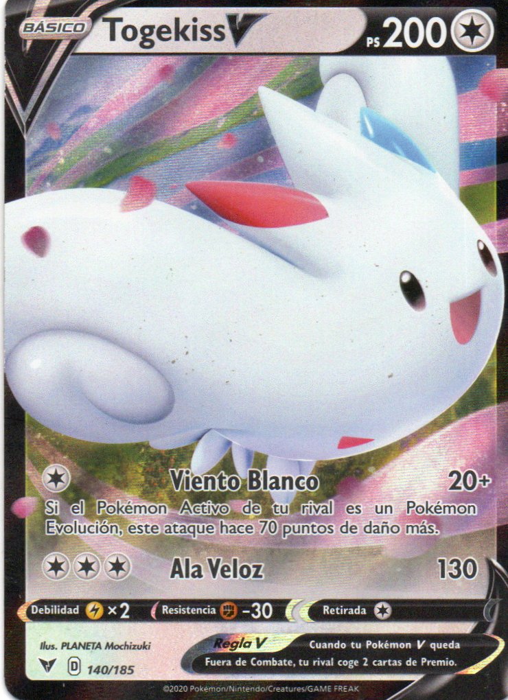 Togekiss V 140 Ultra rare Español