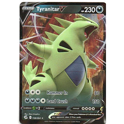 Tyranitar V 158 Ultra rare Ingles