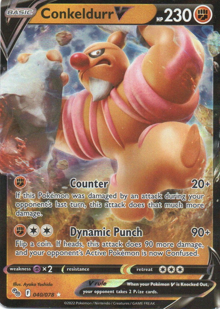 Conkeldurr V 40 Ultra rare Ingles