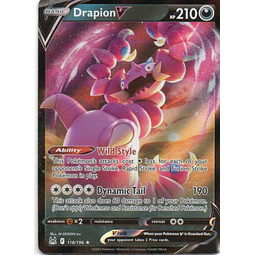 Drapion V 118 Ultra rare Ingles