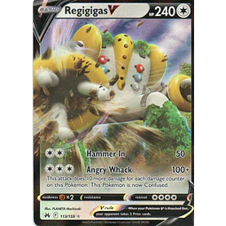 Regigigas V 113 Ultra rare Ingles