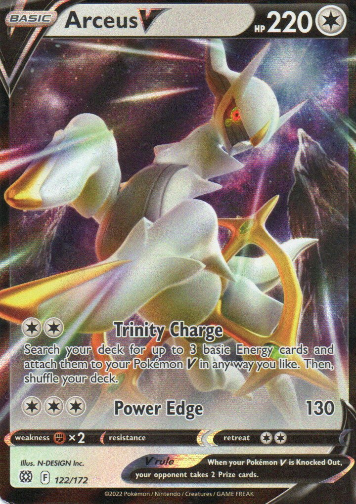Arceus V 122 Ultra rare Ingles