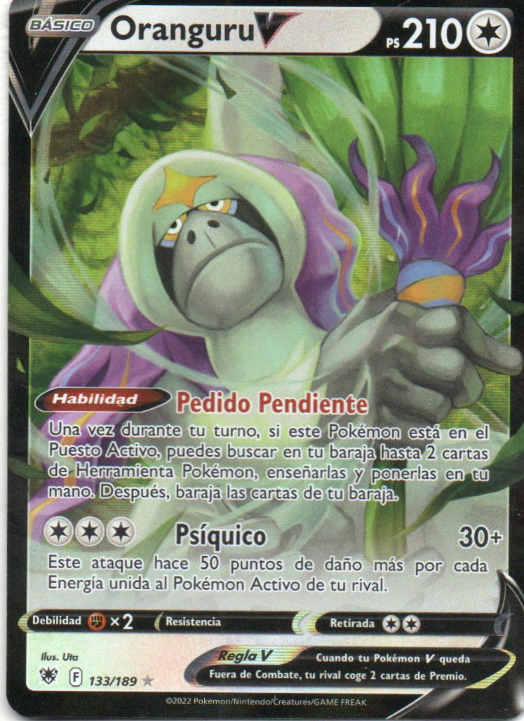 Oranguru V 133 Ultra rare Español