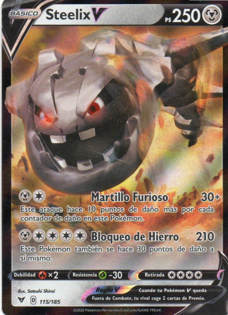 Steelix V 115 Ultra rare Español