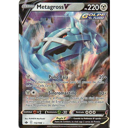 Metagross V 112 Ultra rare Español