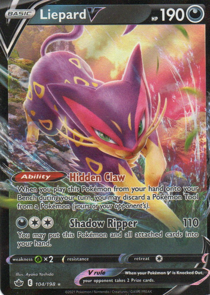 Liepard V 104 Ultra rare Ingles