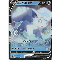 Alolan Vulpix V 33 Ultra rare Ingles
