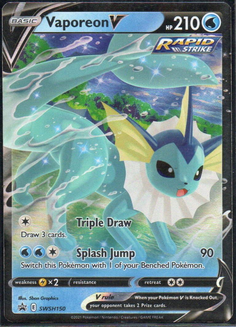 Vaporeon V SWSH150 Promo Ingles