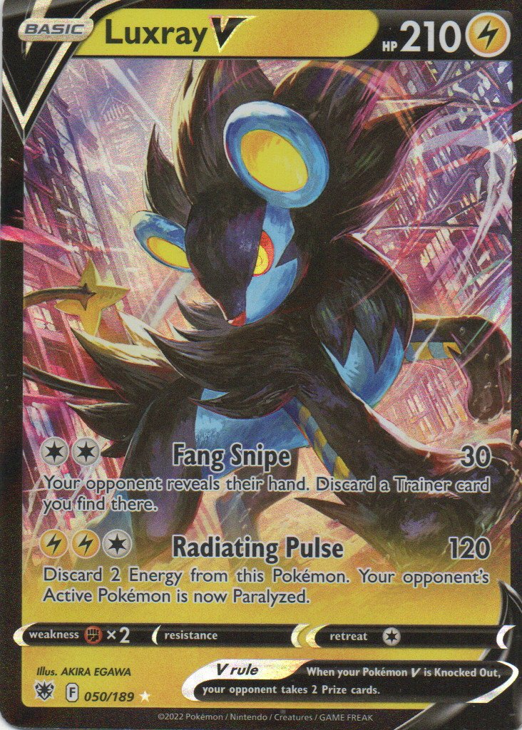 Luxray V 50 Ultra rare Ingles