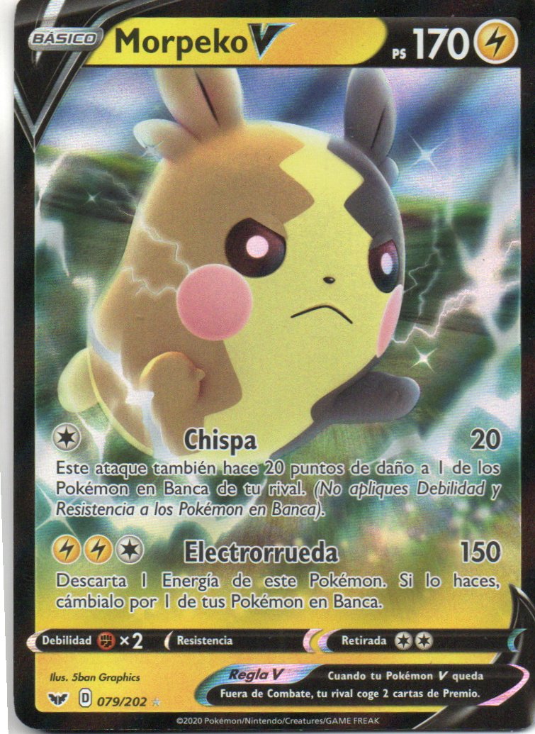 Morpeko V 79 Ultra rare Español