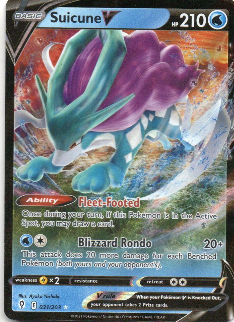 Suicune V 31 Ultra rare Ingles