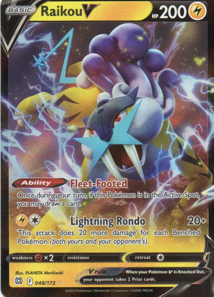 Raikou V 48 Ultra rare Ingles