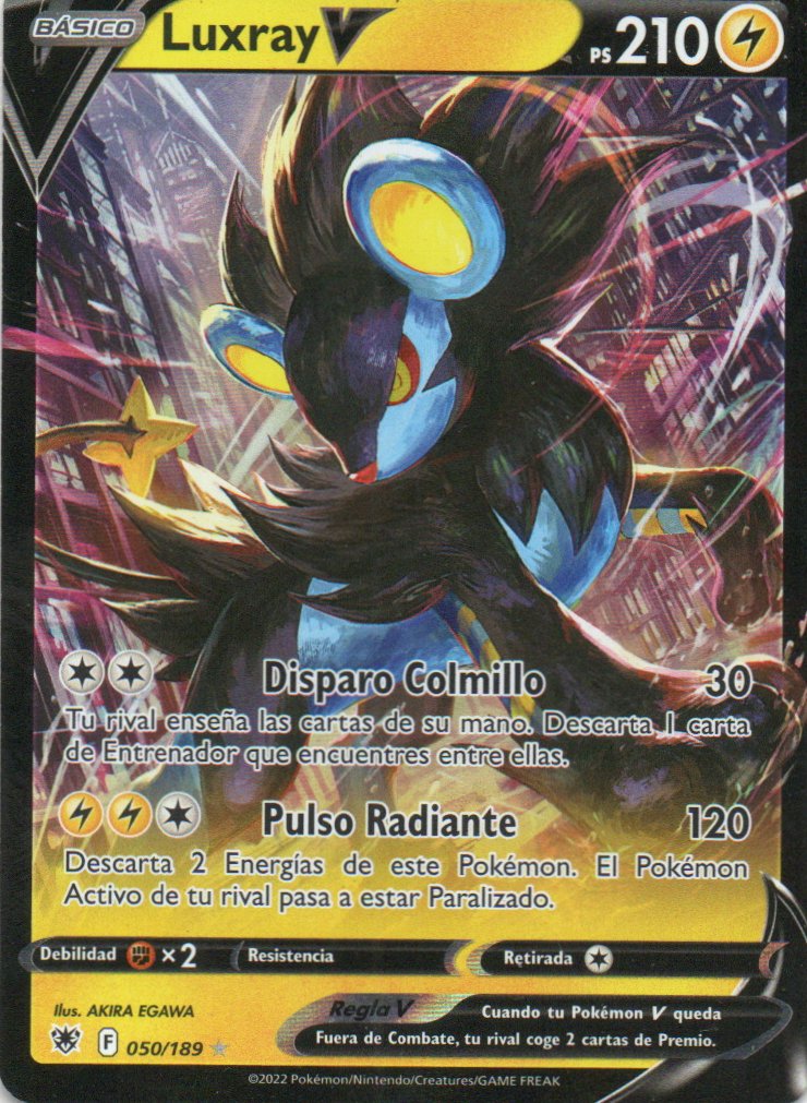 Luxray V 50 Ultra rare Español