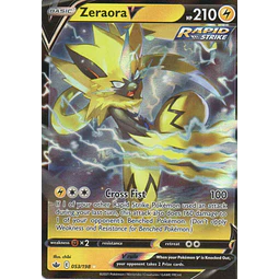 Zeraora V rapid strike 53 Ultra rare Ingles