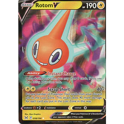 Rotom V 58 Ultra rare Ingles