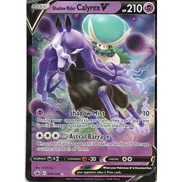 Shadow rider Calyrex V 74 Ultra rare Ingles