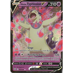 Hisuian Typhlosion V 53 Ultra rare Ingles