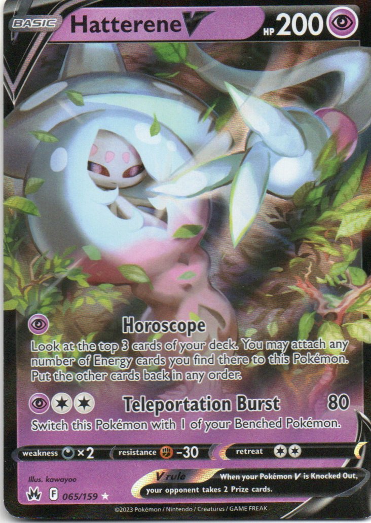 Hatterene V 65 Ultra rare Ingles