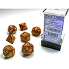 Dados Chessex 27503 Glitter Gold/Silver